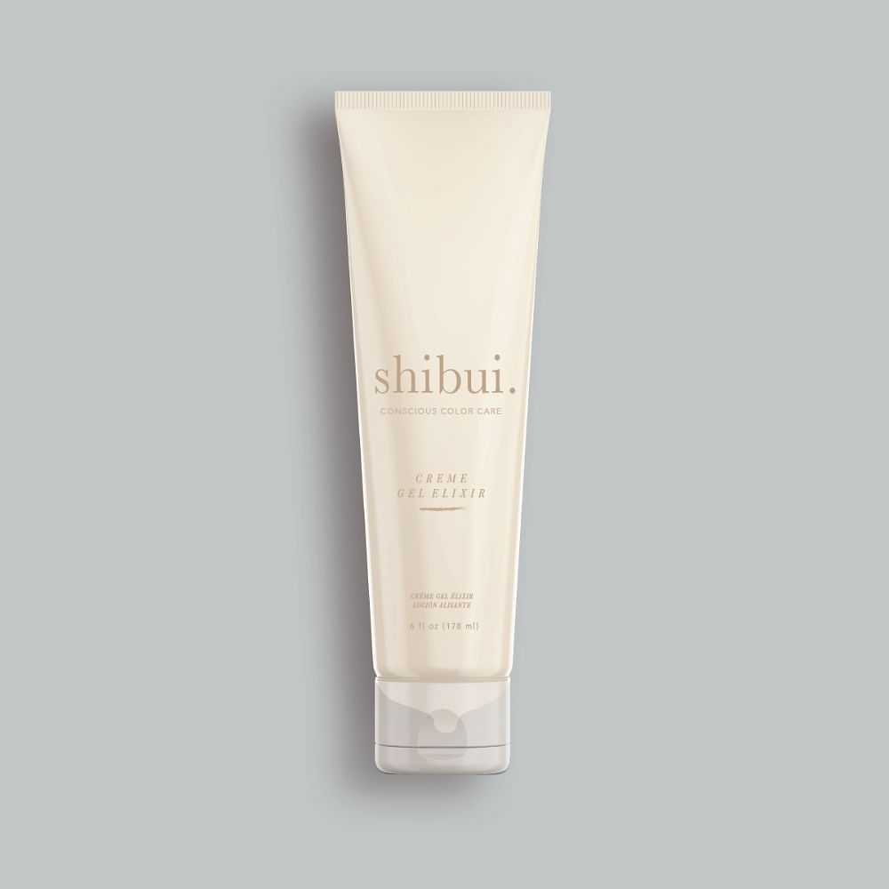 Tube of Shibui facial cleanser on a plain background.